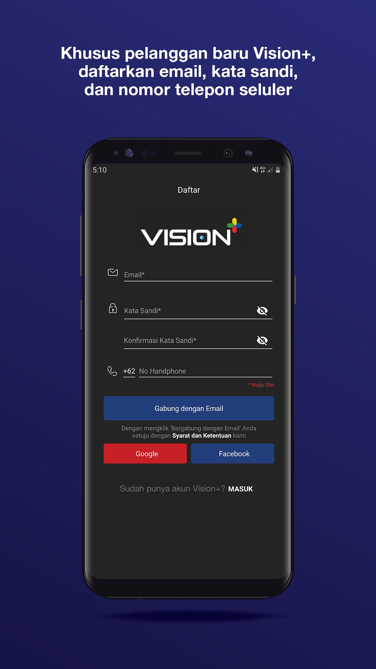 Vision+ : Nonton TV & Film Streaming APK 4.4.5 Download for Android