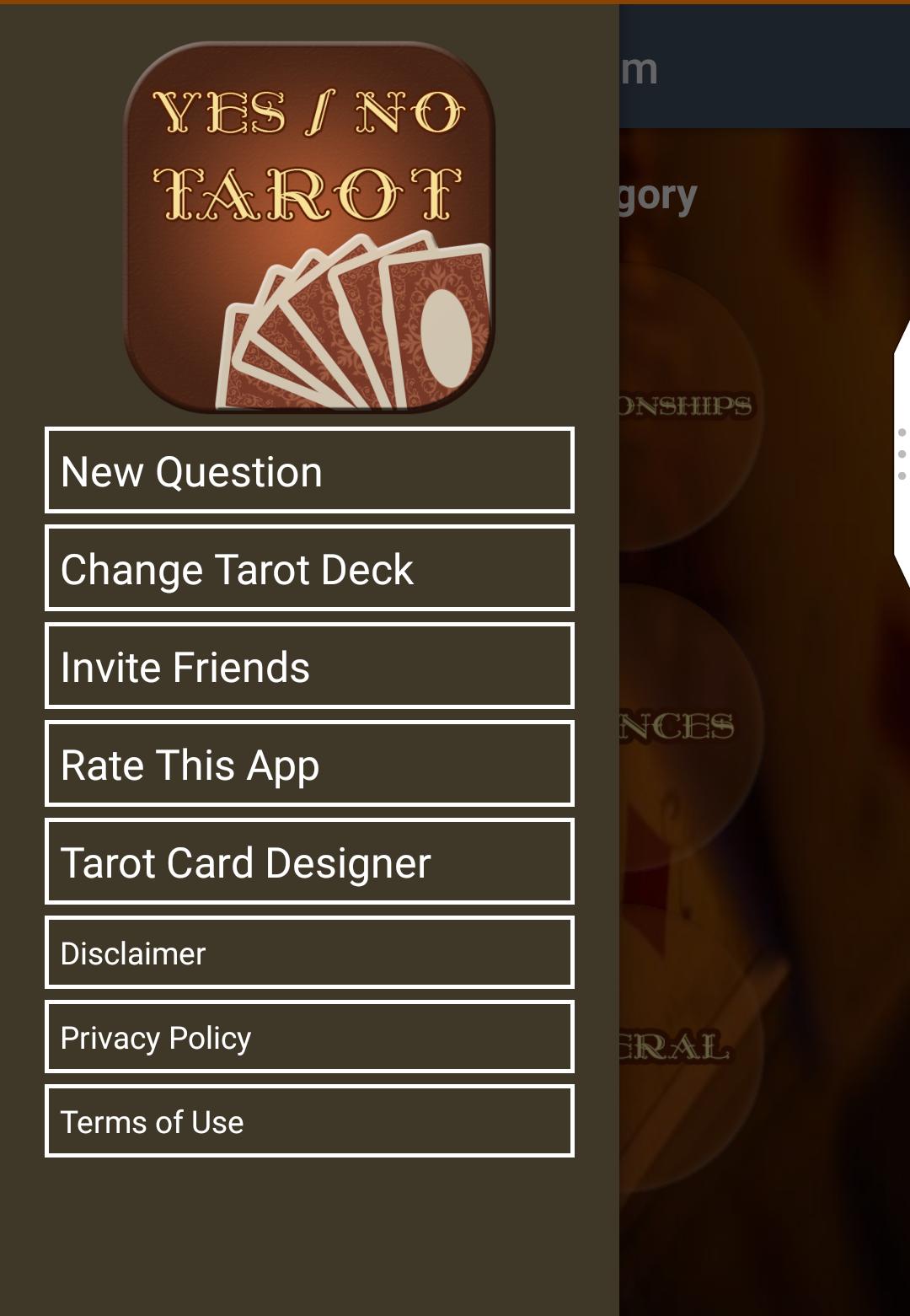 Yes Or No Tarot Premium For Android Apk Download