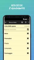 1 Schermata Blocco note – Appunti e liste