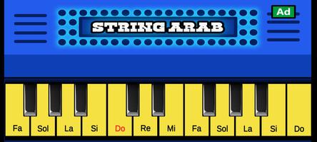 String Arabic ポスター