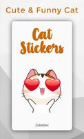 Poster Cute & Funny Cat Sticker