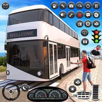 Jeux de conduite d'autobus 3D Affiche