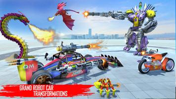 Dino Car Transform Robot Cartaz