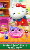 Bonjour Kitty nourriture Lunchbox jeu: cuisine Caf Affiche