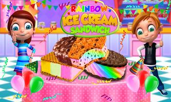 Sweet Ice Cream Sandwich Making Game Affiche