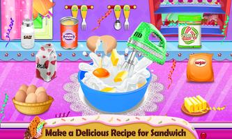 Sweet Ice Cream Sandwich Making Game capture d'écran 1