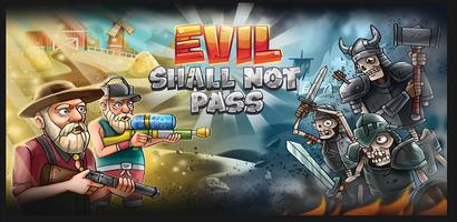 Evil shall not pass Plakat