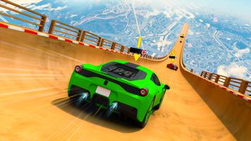 Crazy Superhero Car Stunt Race скриншот 1