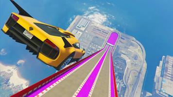 Crazy Superhero Car Stunt Race скриншот 2