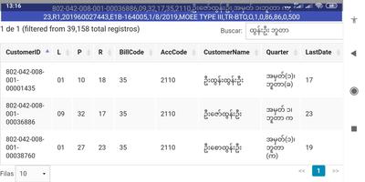 ESE Shwe Bo Database syot layar 2