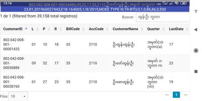 ESE Shwe Bo Database Ekran Görüntüsü 2