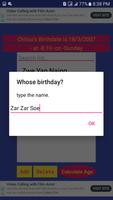 Age Calculator Birthday Viewer ภาพหน้าจอ 3