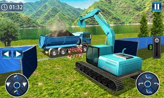 Construction Road Builder - Excavator Simulator 3D স্ক্রিনশট 1