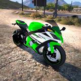 Kawasaki Ninja Zx10R Games 3D أيقونة