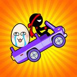 Crazy Car - racing game & stickman game