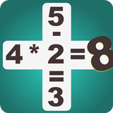 Jeu de maths - Entraînement cérébral icône