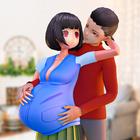 Anime Pregnant Mother Game Sim icône