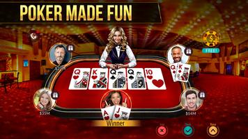 Zynga Poker- Texas Holdem Game Cartaz