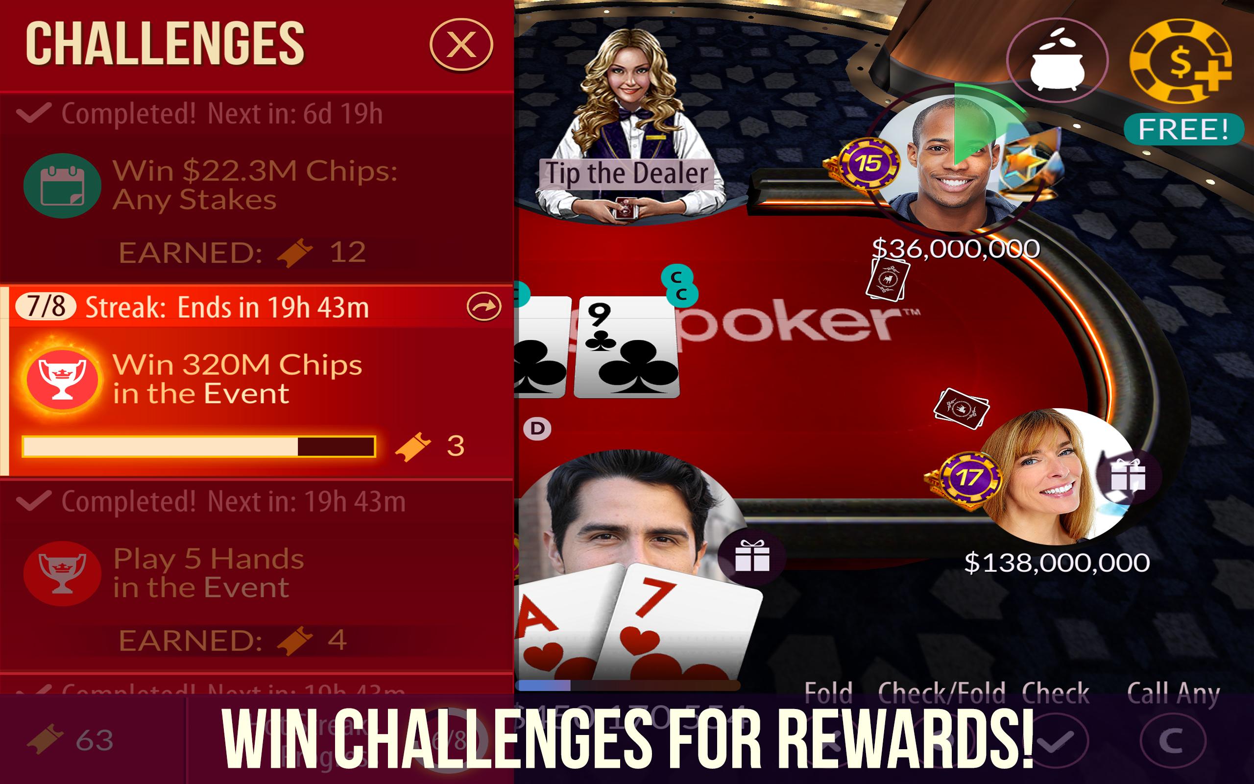 Play Texas Holdem With Friends online, free