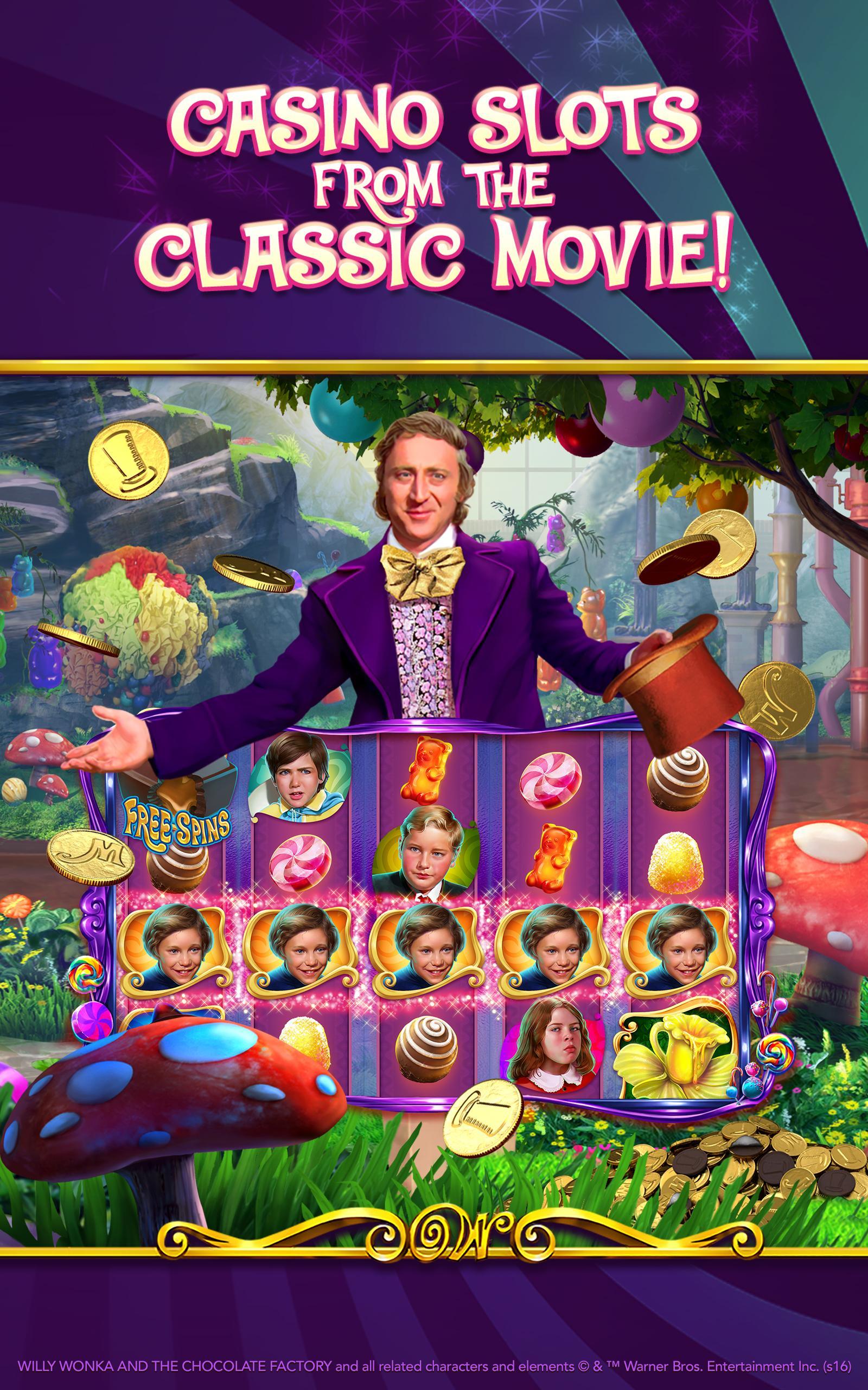 Willy Wonka Slots Free Casino For Android Apk Download - roblox willy wonka and the chocolate factory