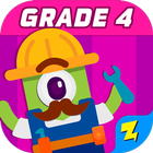 4th Grade Math: Fun Kids Games icône