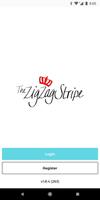 The ZigZag Stripe poster