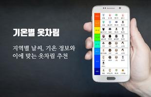 Poster 기온별 옷차림