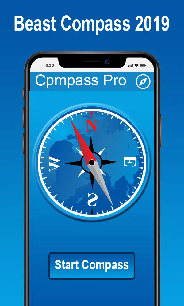 Direction Compass 360 Pro: Free Compass App APK for Android Download