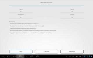 Bisection Calculator اسکرین شاٹ 3