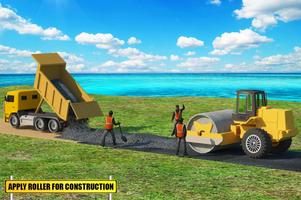 Bridge Construction River Road: 2019 Builder Games imagem de tela 1