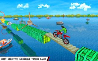 Water Games 3D: Stuntman Bike Water Stunts master Affiche