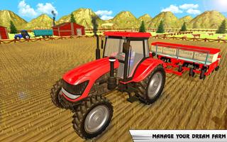 Real Tractor Farmer games 2019 : Farming Games New स्क्रीनशॉट 3