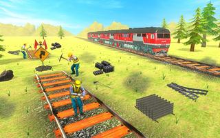 Train Track Construction Free: Train Games poster