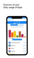 Screen time, App usage limiter Affiche