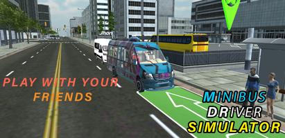 Multiplayer Minibus Driver Sim Affiche