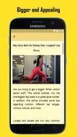 Big Butt Workout - Hips, Legs and thighs Exercise 스크린샷 1