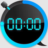 Digitale stopwatch en timer-icoon
