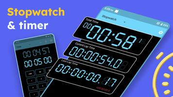 Poster Digital Stopwatch & Timer