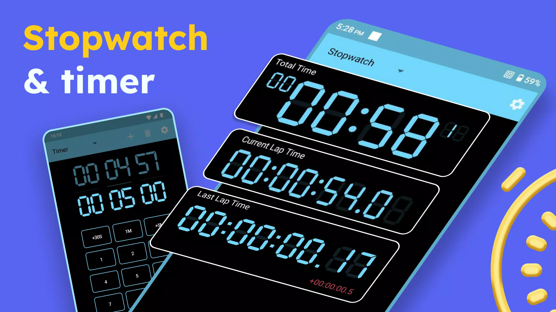 Stopwatch X: Sports Lap Timer for Android - Free App Download