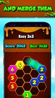 Hexa Numbers: Merge Puzzle syot layar 1