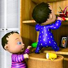 Cute Twin Baby Simulator Games أيقونة