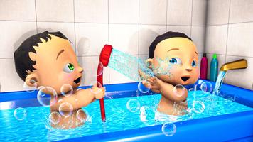 Cute Twin Baby Simulator Games تصوير الشاشة 2