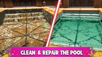 Pool Cleaning Simulator Games imagem de tela 2