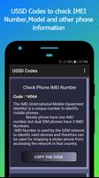 Phone Secret USSD Codes capture d'écran 3
