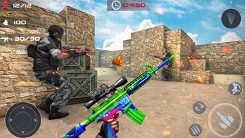 Anti Terrorist Counter Attack Gun Strike Games پوسٹر