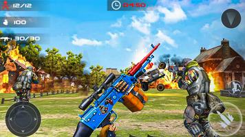 Anti Terrorist Counter Attack Gun Strike Games स्क्रीनशॉट 3