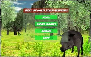 Sniper Boar Hunting 3D Plakat