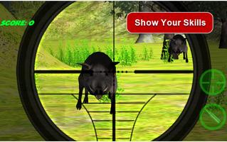 Sniper Boar Hunting 3D capture d'écran 2