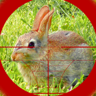 Sniper Kaninchen Jagd 3D Zeichen