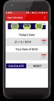Age Calculator ảnh chụp màn hình 3